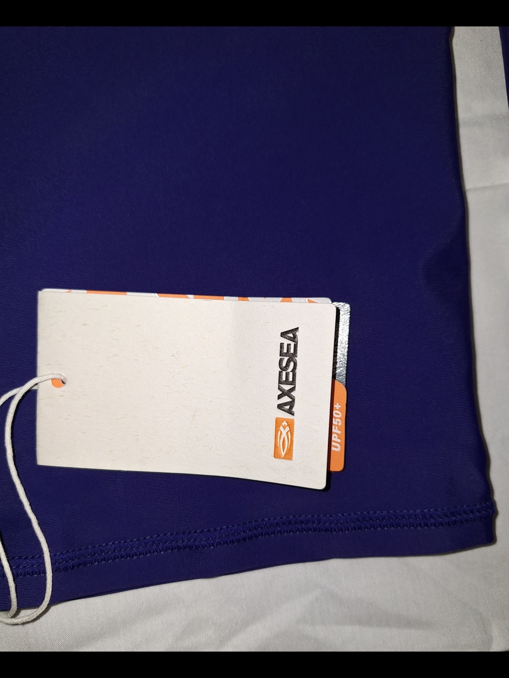 Axesea Navy Blue Long-Sleeve Rash Guard W/UV Protection Sz M - Picture 5 of 5